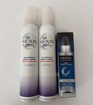 NEW Nioxin 3D Density Defend Foam X2 + Night Density Rescue Set